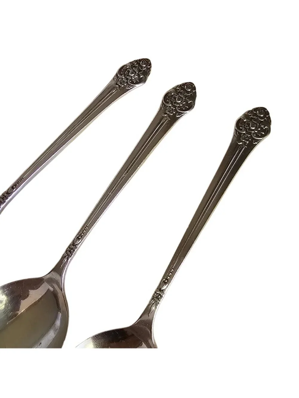 3 Rogers Plantation Silverplate Soup Spoon 7